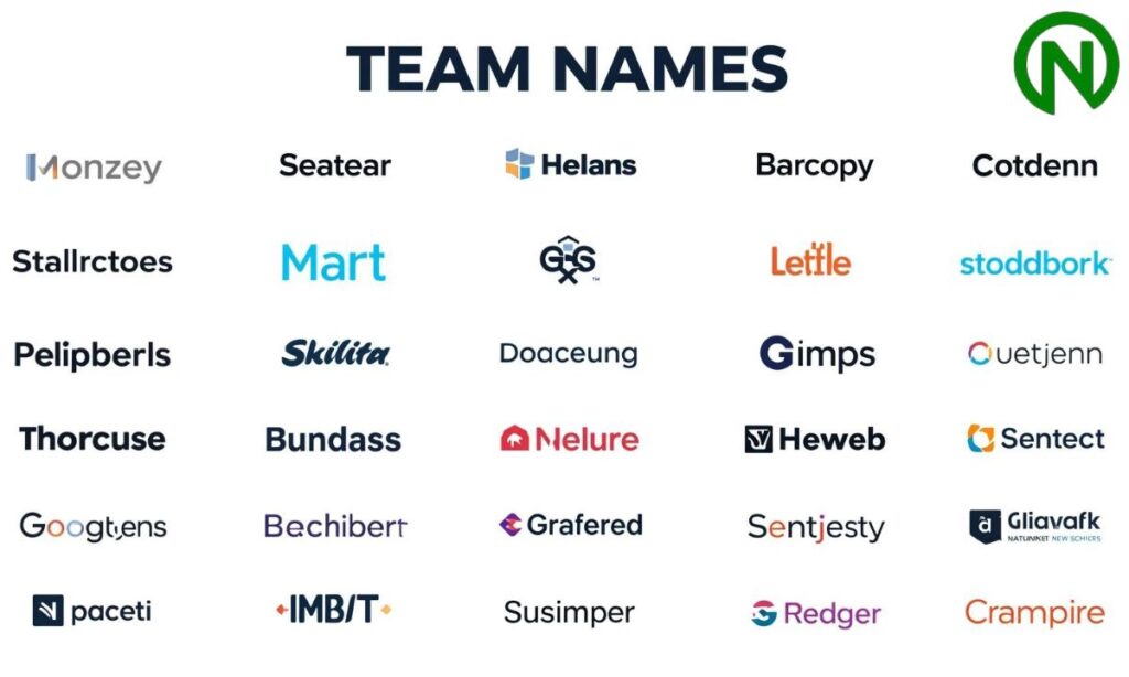 28 cool team names for work