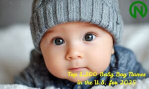 Top 1,200 Baby Boy Names in the U.S. for 2025