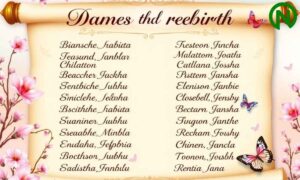 Names That Mean Rebirth