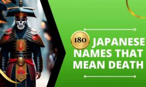 Japanese names meaning death