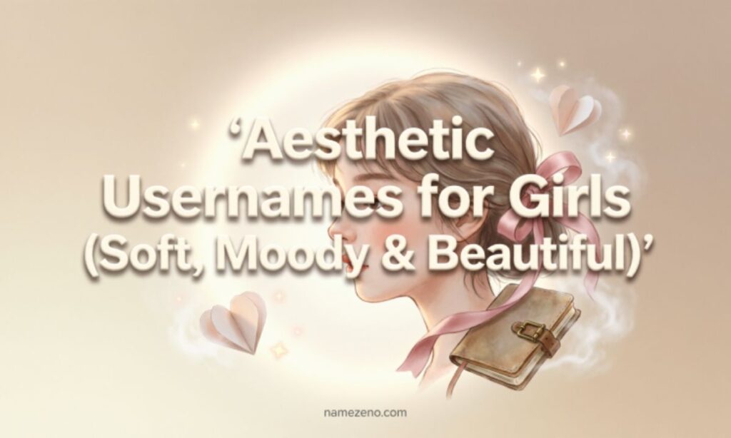 Aesthetic Usernames for Girls (Soft, Moody & Beautiful)