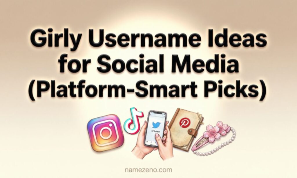 Girly Username Ideas for Social Media (Platform-Smart Picks)
