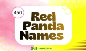 Red Panda Names With Meanings