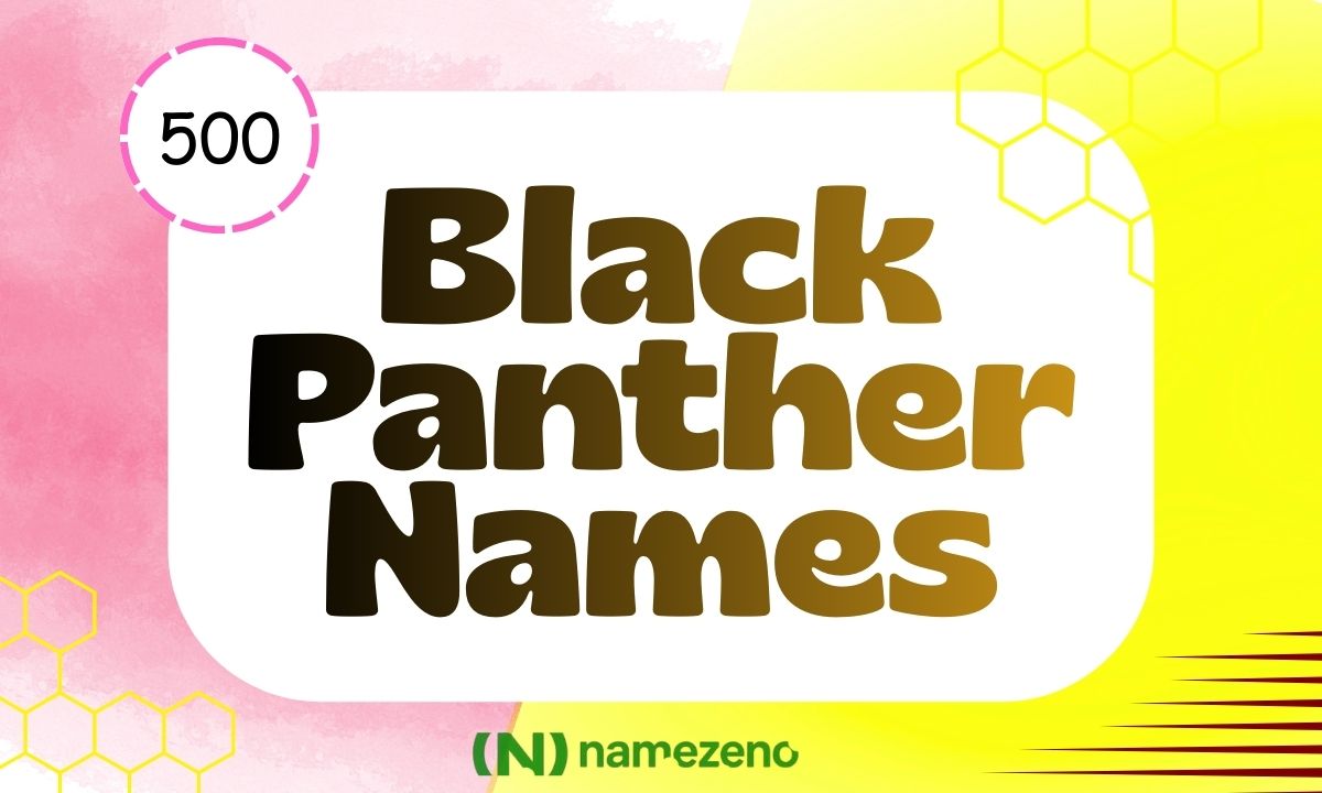 Black Panther Names with Meanings