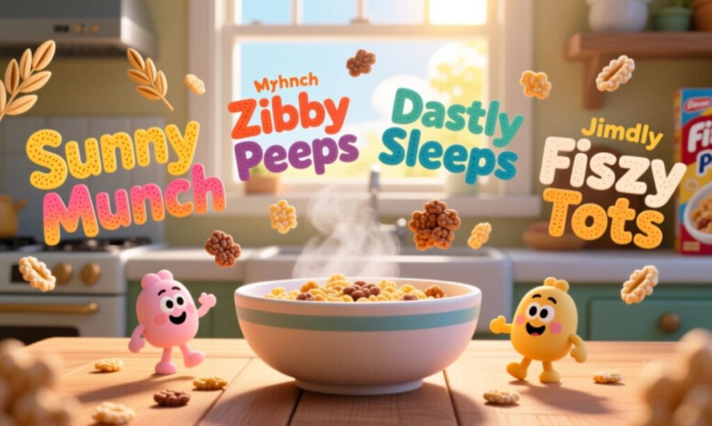 Rhyming Cereal Names