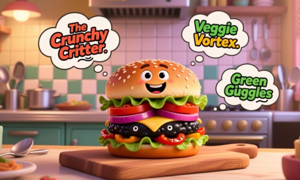 Funny Veggie Burger Names