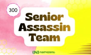 Senior Assassin Team Names