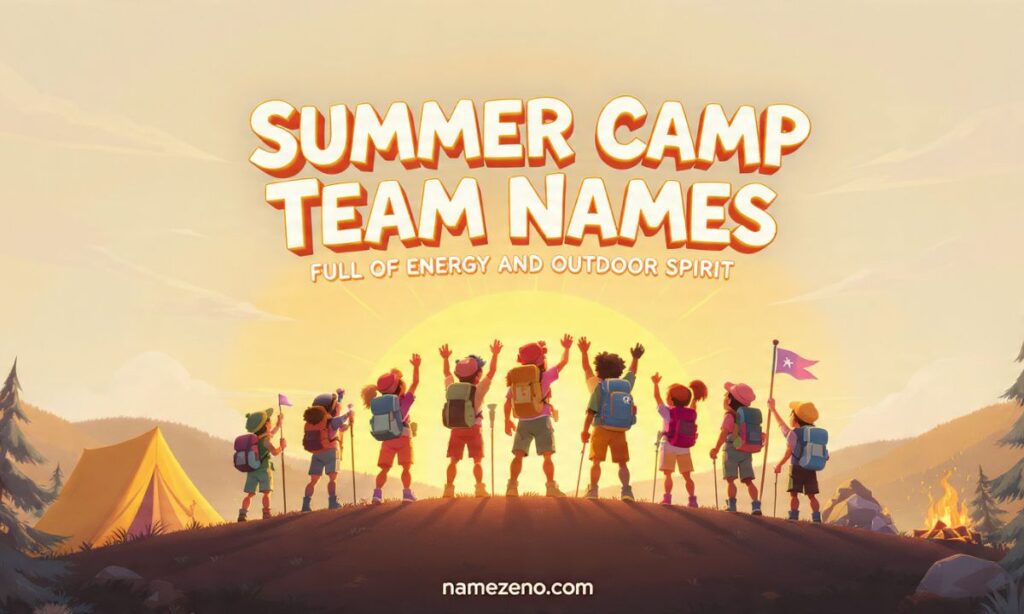 Summer Camp Team Names Full of Energy and Outdoor Spirit