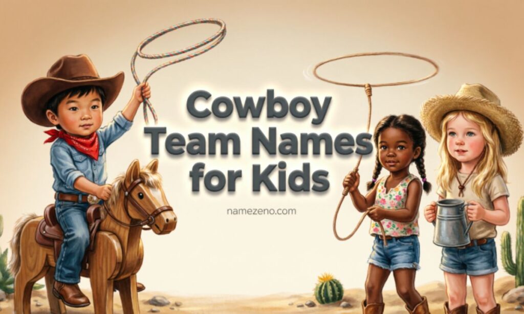 Cowboy Team Names for Kids