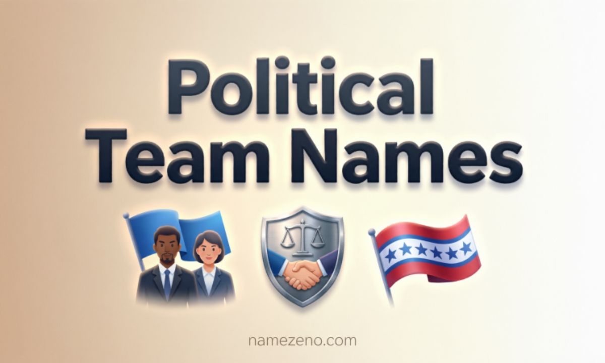 Political Team Names