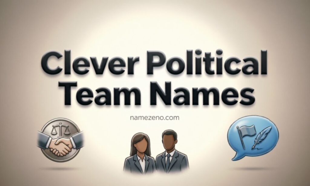 Clever Political Team Names