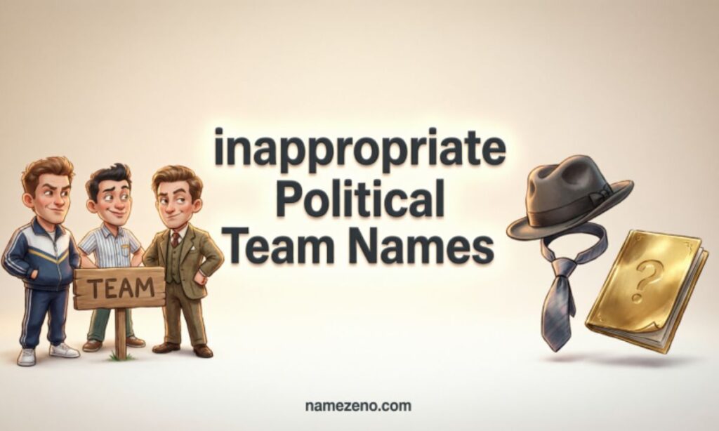 Inappropriate Political Team Names