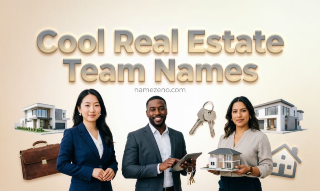 Cool Real Estate Team Names

