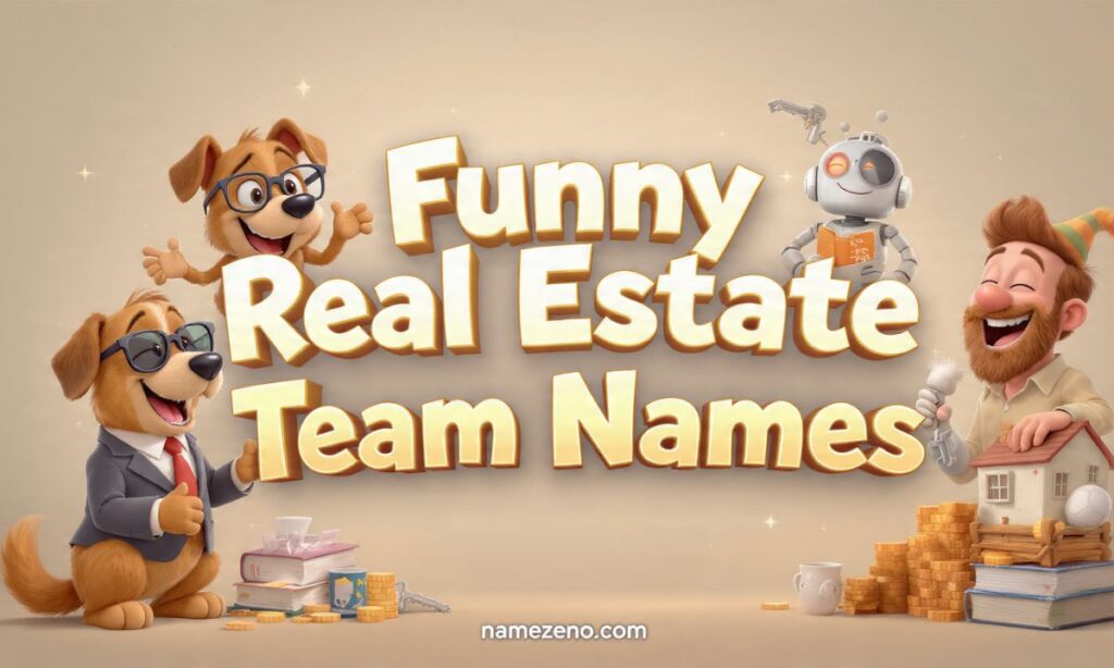 Funny Real Estate Team Names
