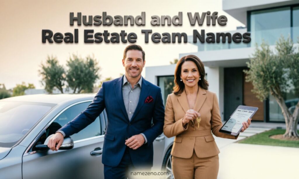 Husband and Wife Real Estate Team Names