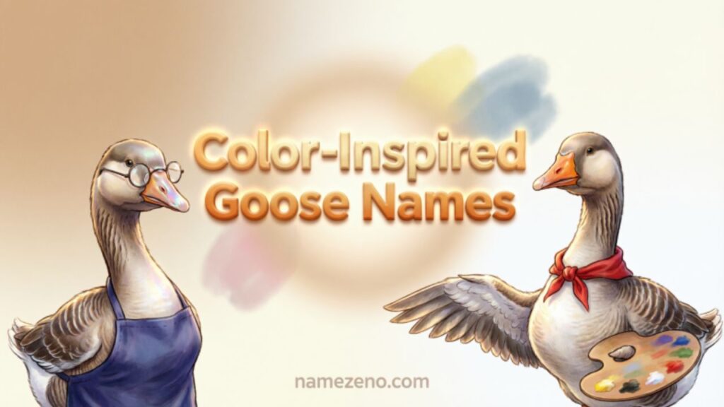 Color-Inspired Goose Names