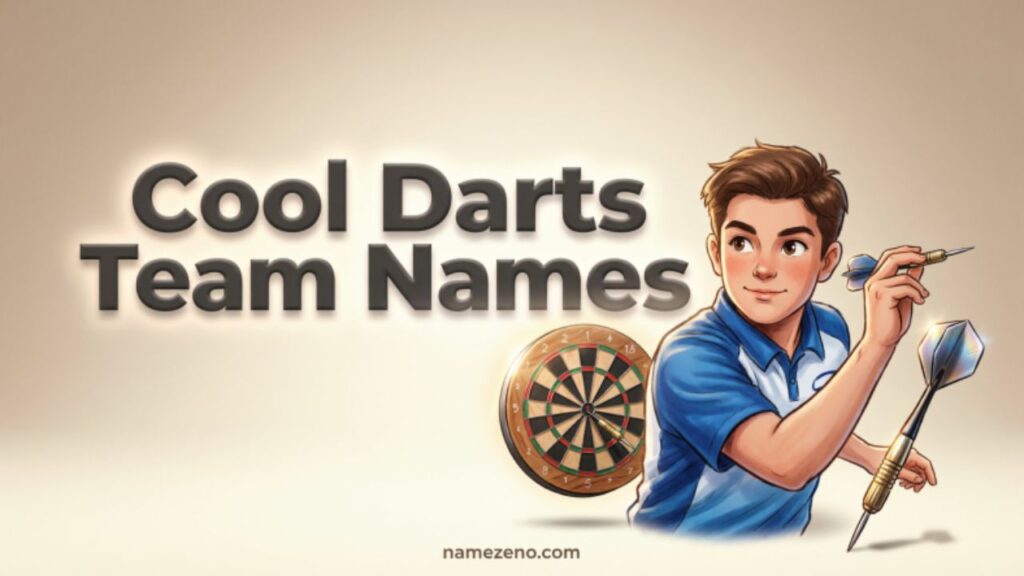 Cool Darts Team Names