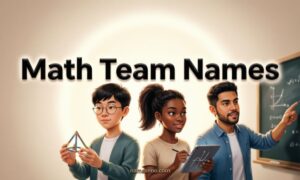 Math Team Names