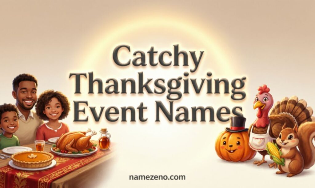 Catchy Thanksgiving Event Names