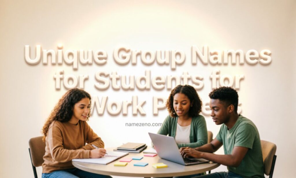 Unique Group Names for Students