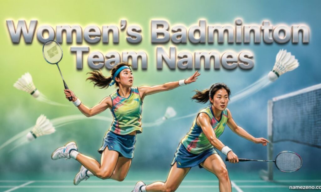 Women's Badminton Team Names