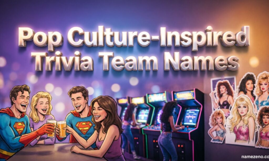 Pop Culture-Inspired Trivia Team Names