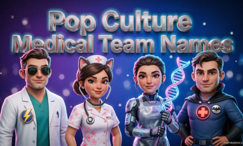 Pop Culture Medical Team Names