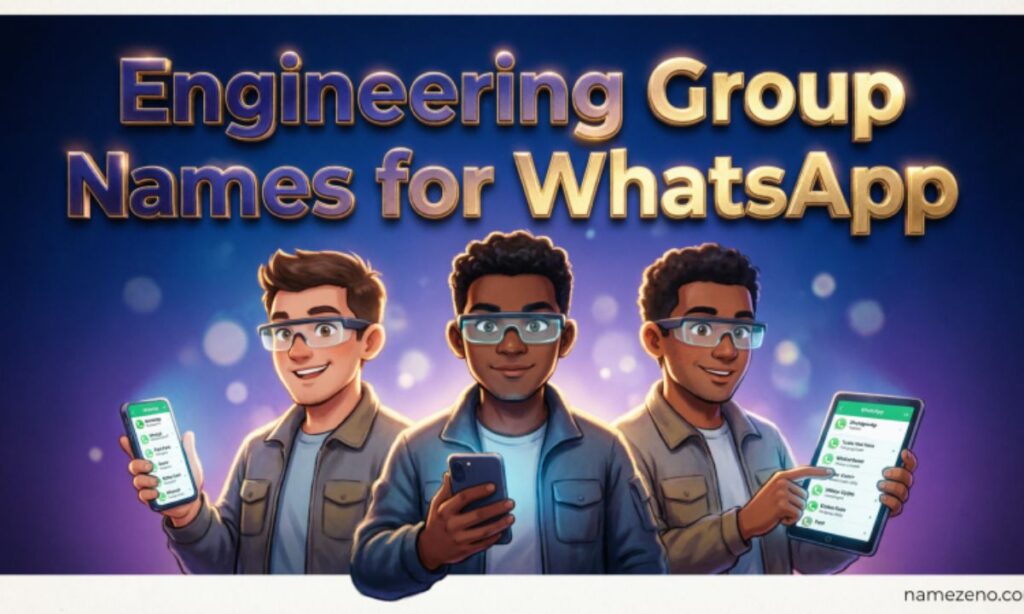 Engineering Group Names for WhatsApp