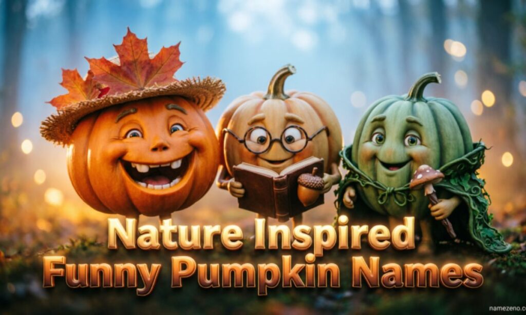 Nature Inspired Funny Pumpkin Names