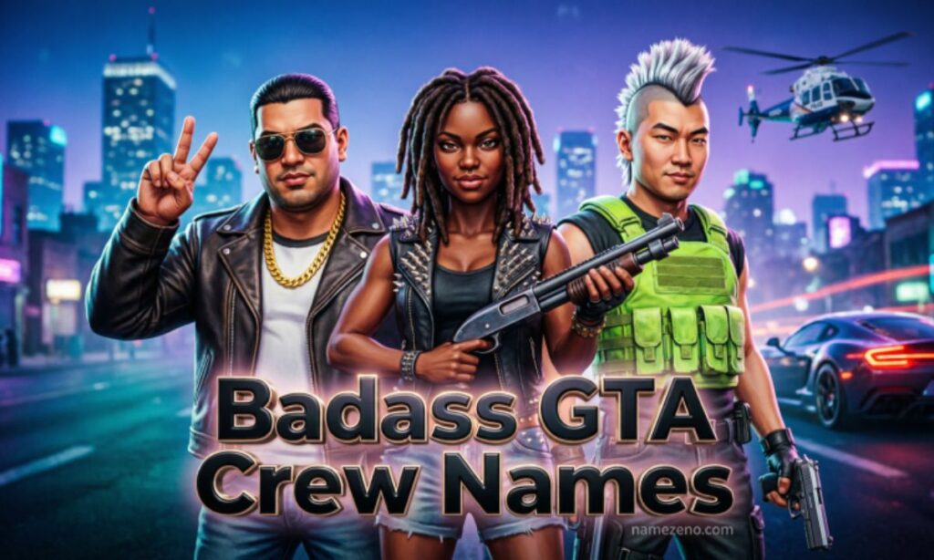 Badass GTA Crew Names