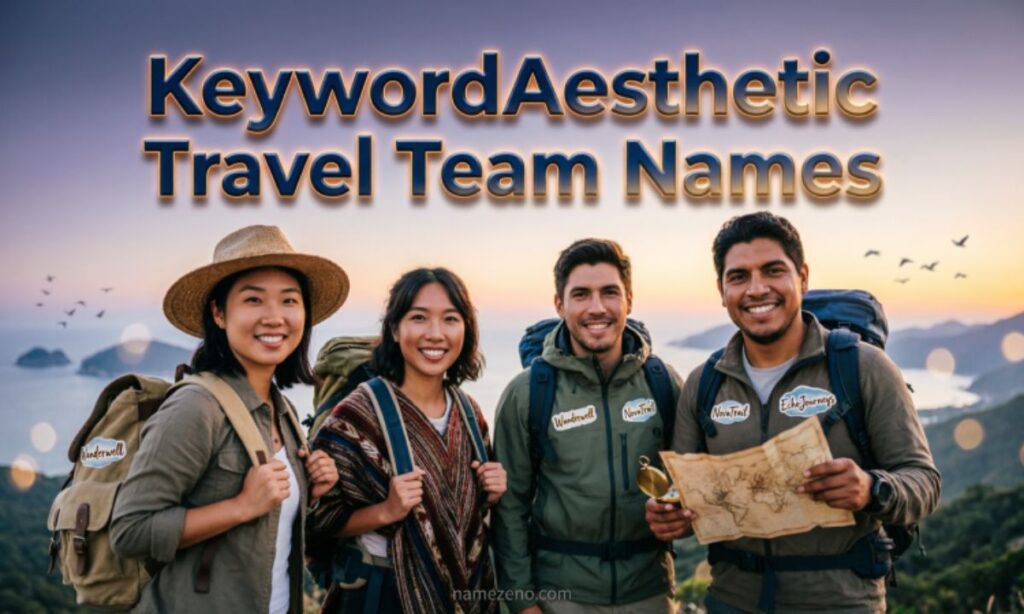 Aesthetic Travel Team Names