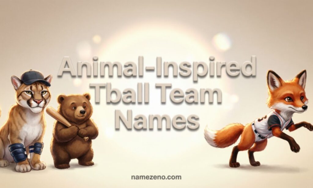 Animal-Inspired Tball Team Names