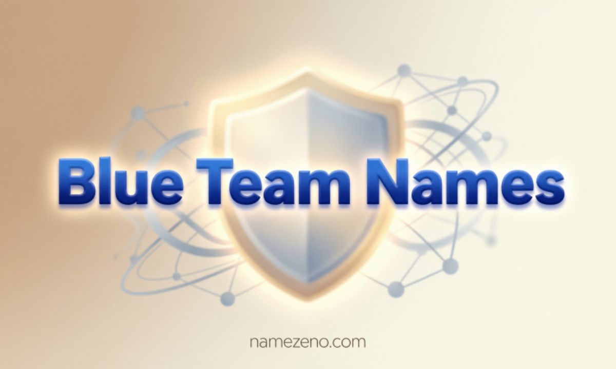 Blue Team Names