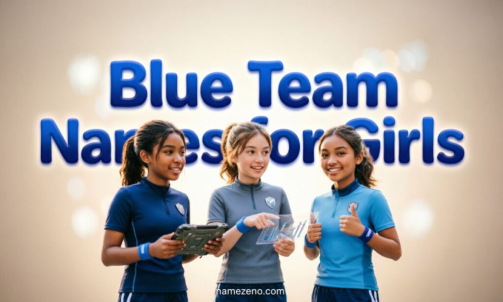 Blue Team Names for Girls