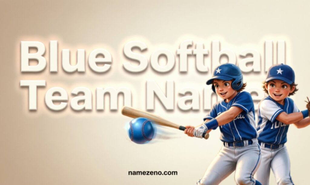 Blue Softball Team Names