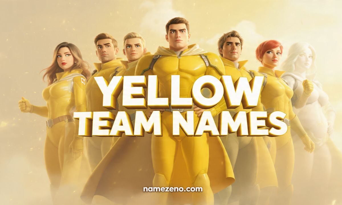 Yellow Team Names
