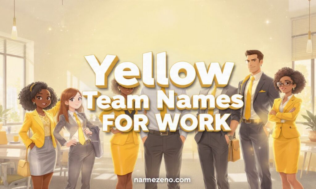 Yellow Team Names for Work