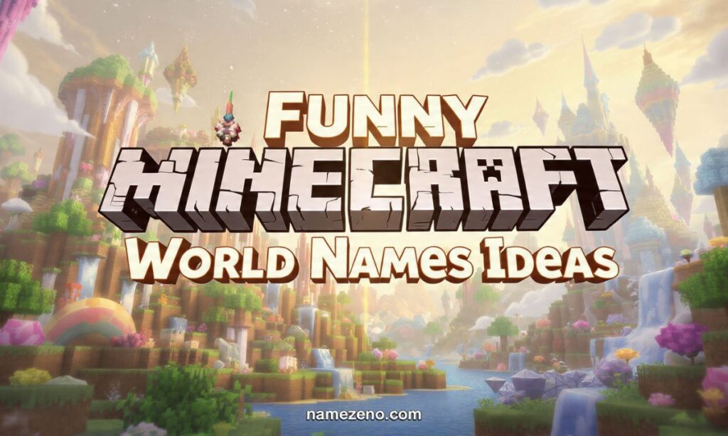 Funny Minecraft World Names Ideas