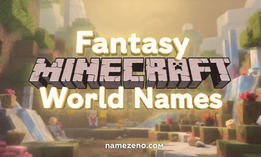 Fantasy Minecraft World Names