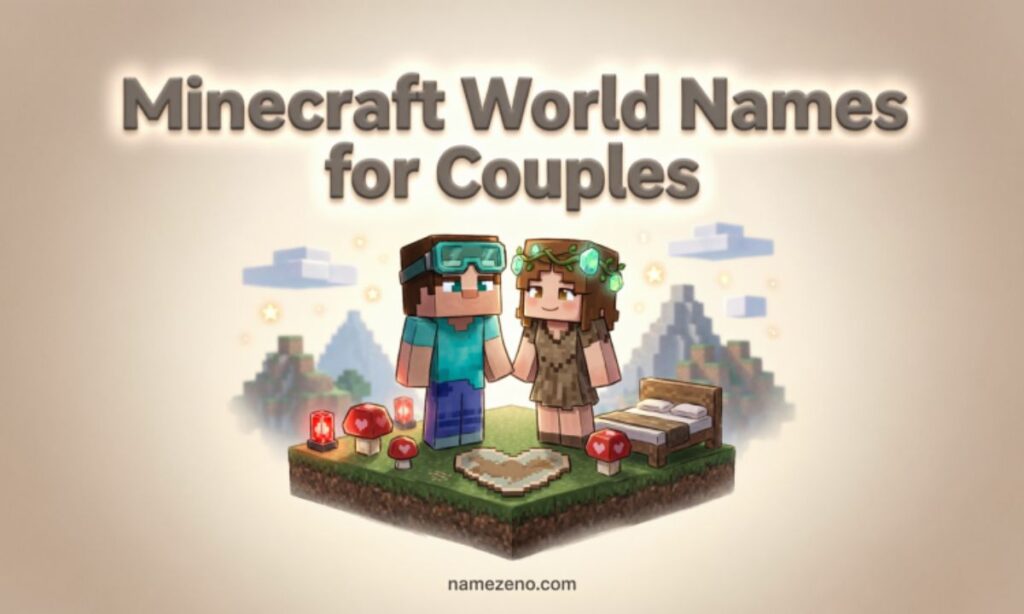 Minecraft World Names for Couples