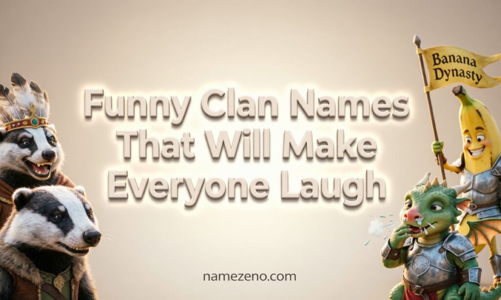 Funny Clan Names That Will Make Everyone Laugh
