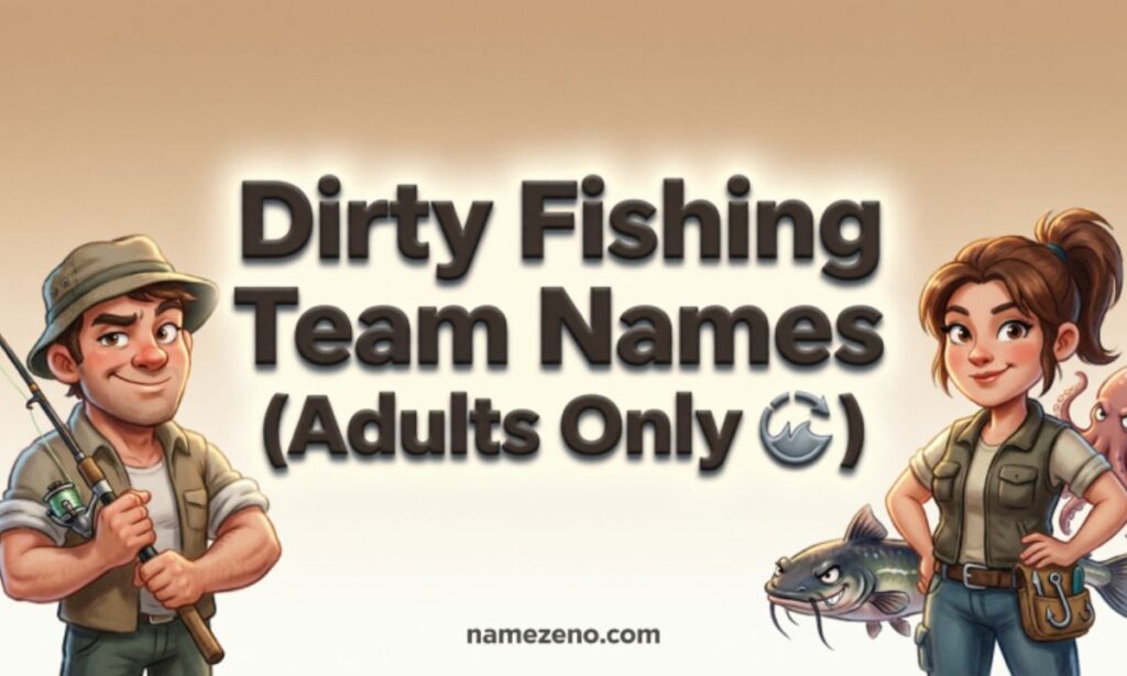 Dirty Fishing Team Names (Adults Only 🔞)