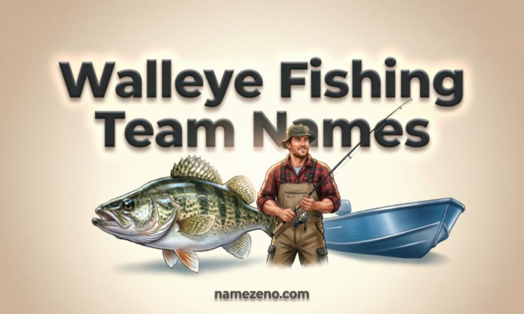 Walleye Fishing Team Names