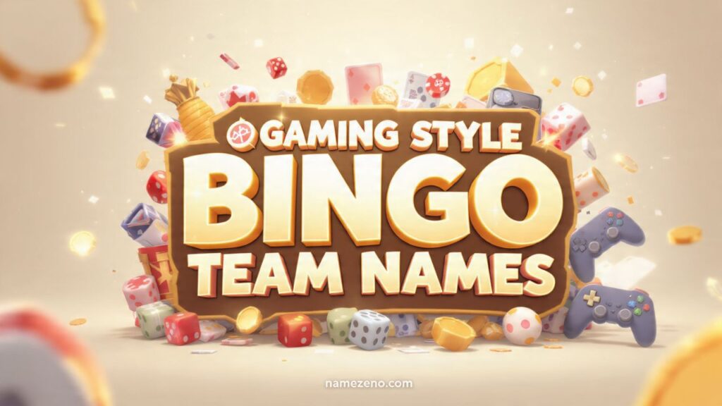 🎮 Gaming-Style Bingo Team Names