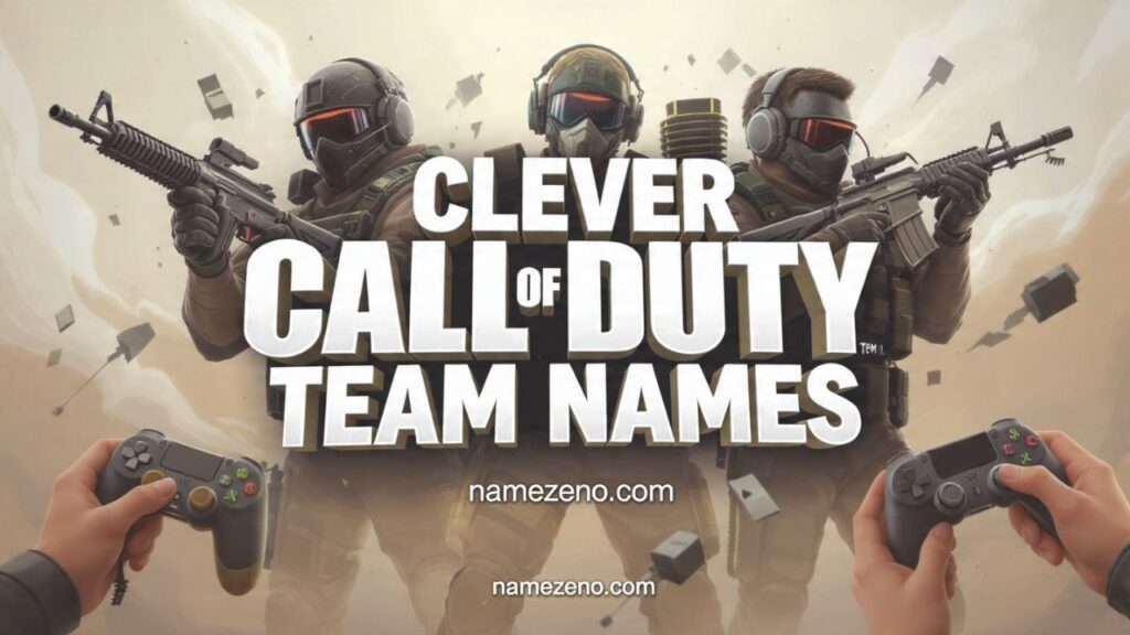 Clever Call Of Duty Team Names