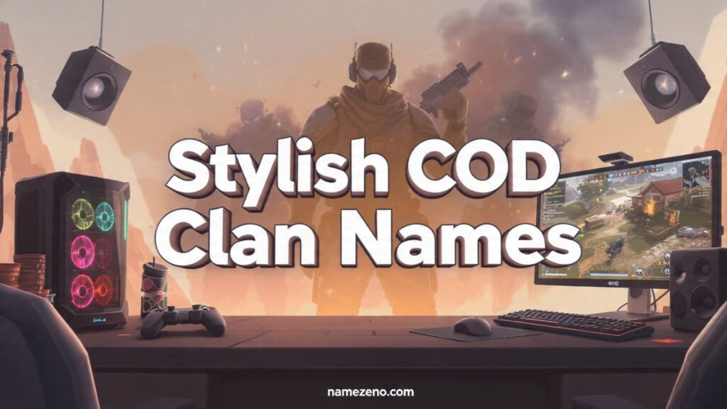 Stylish COD Clan Names