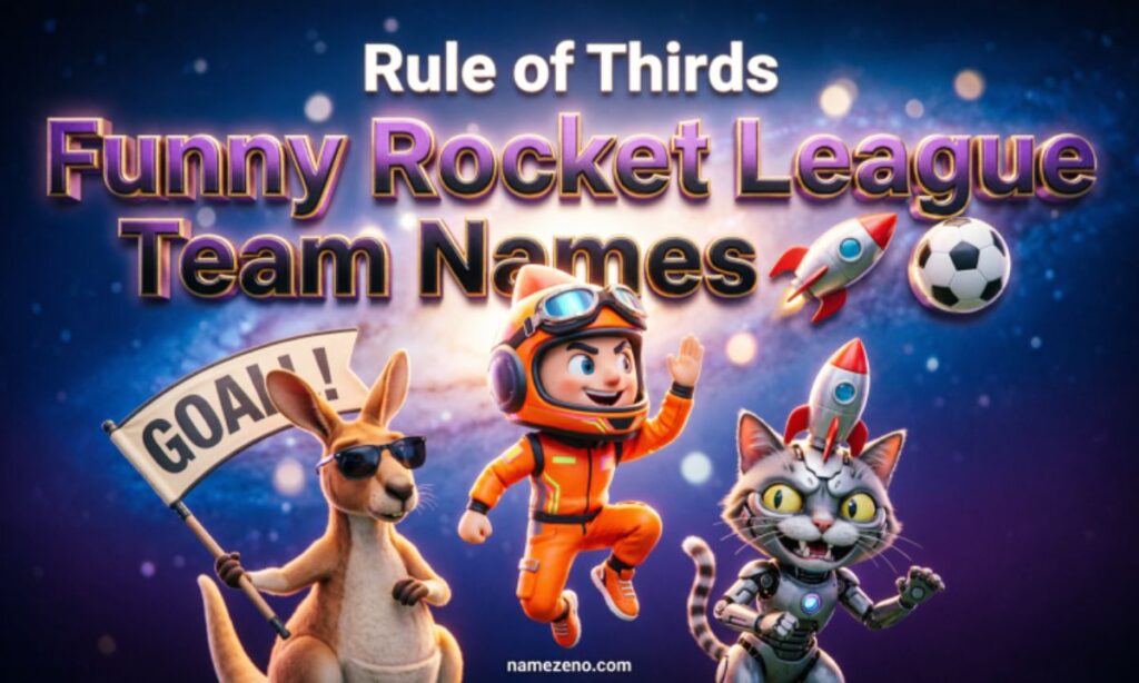 Funny Rocket League Team Names (with emoji)