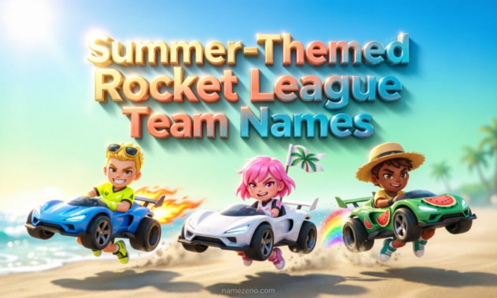 Summer-Themed Rocket League Team Names