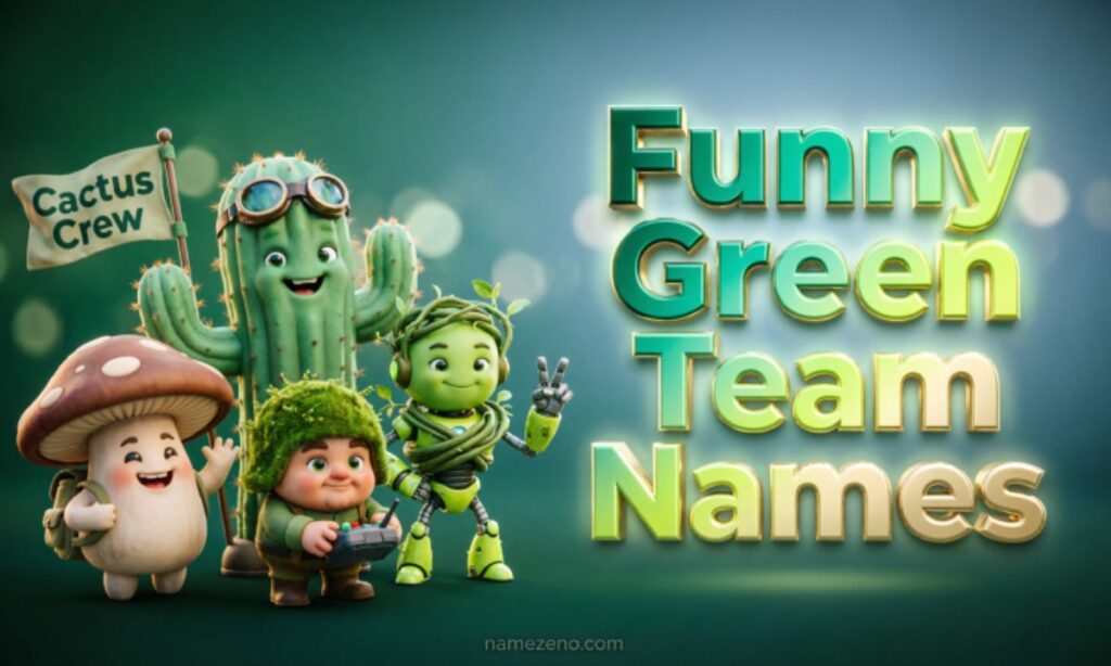 Funny Green Team Names