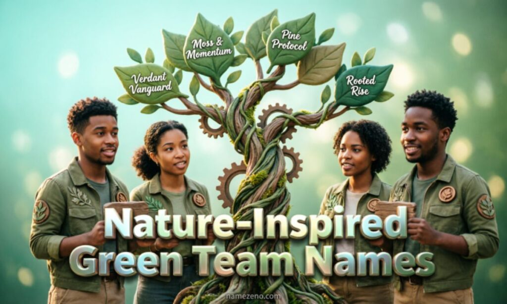 Nature-Inspired Green Team Names
